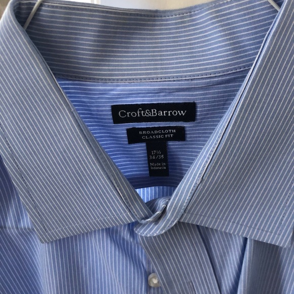 Blue striped dress shirt - Picture 2 of 8